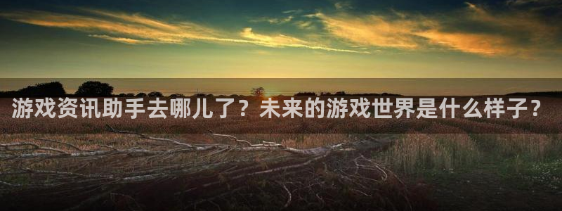 欧博娱乐网页登录入口：游戏资讯助手去哪儿了？未来的游戏世界是